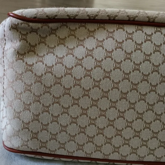 Celine boogie elegant Brown and Cream Designer Tote Bag - Picture 4 of 17